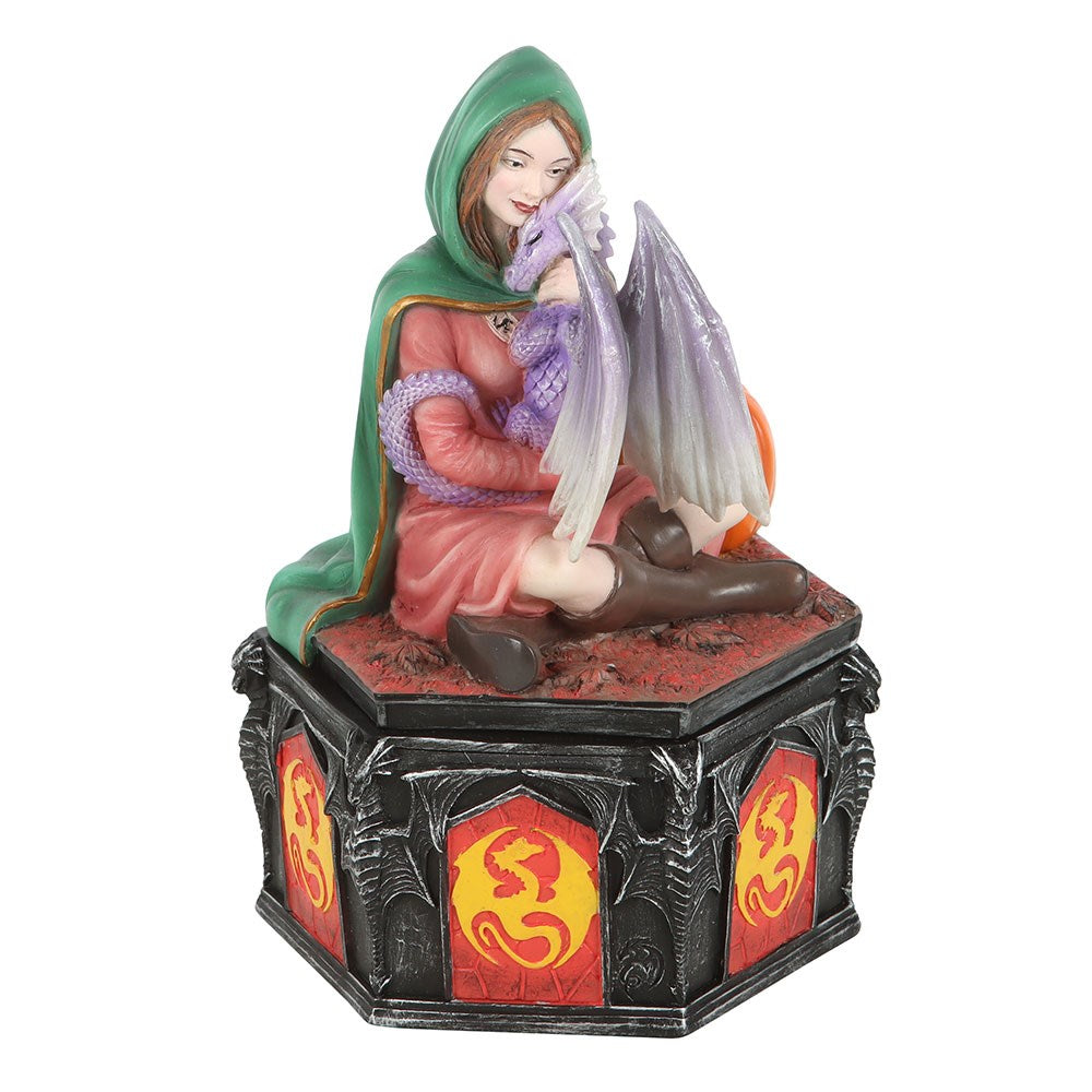 Autumn Dragon Friendship Box - Anne Stokes