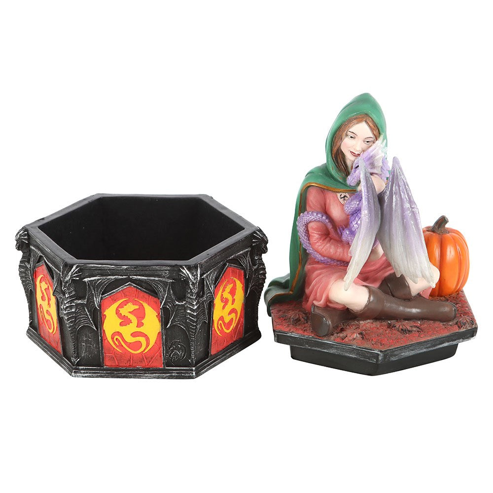 Autumn Dragon Friendship Box - Anne Stokes