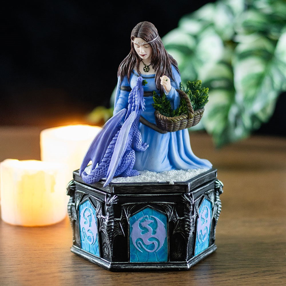 Winter Dragon Friendship Box - Anne Stokes