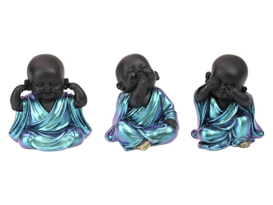 Wise Monk Buddha Set
