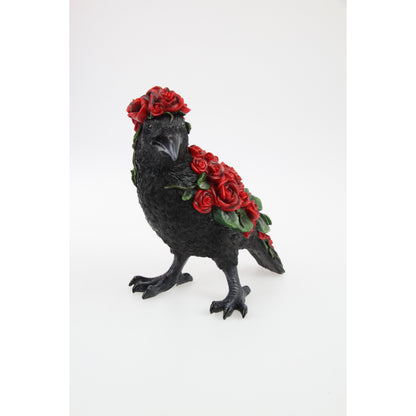 Red Rose Standing Crow