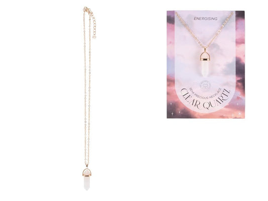 Clear Quartz Crystal Pendant