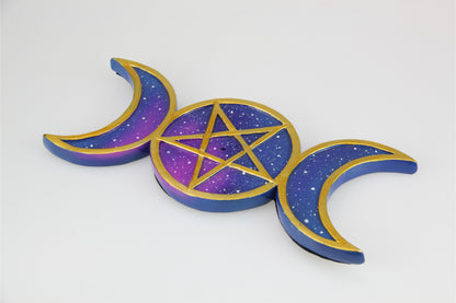 Triple Moon Incense Holder