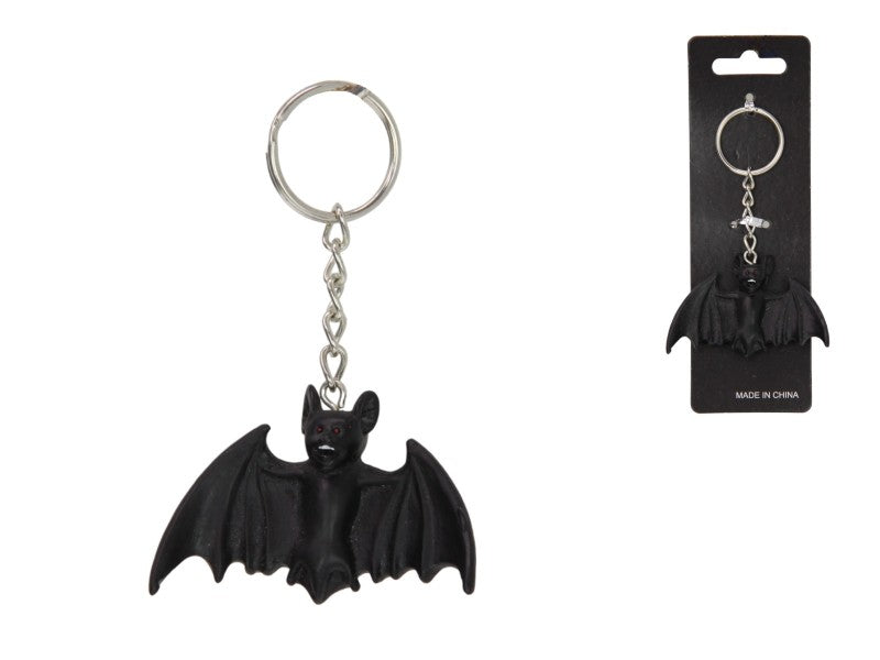 Black Bat Key Ring