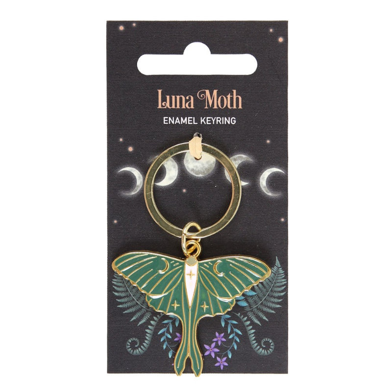 Luna Moth Key Ring