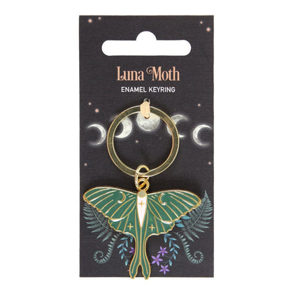 Luna Moth Key Ring