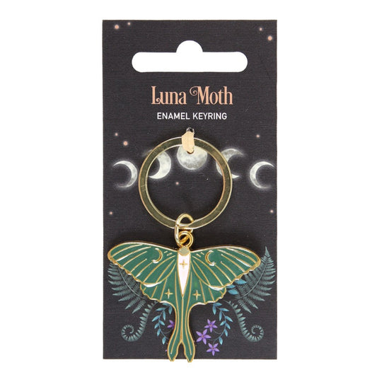 Luna Moth Key Ring