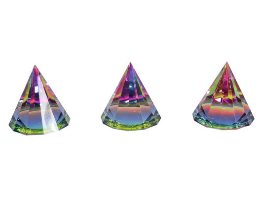 Crystal Pyramid Paperweight